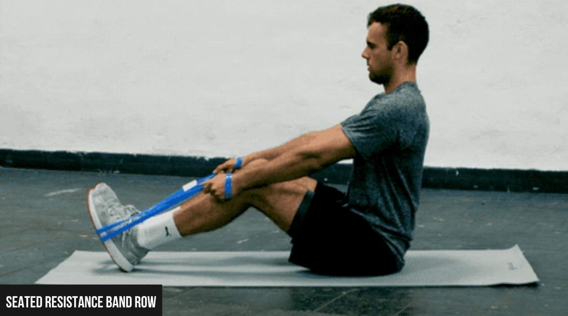 Seated Resistance Band Row