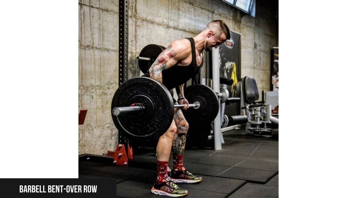 Barbell bent-over row
