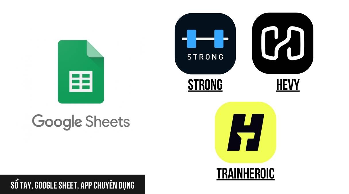 Sổ tay, Google Sheet, App chuyên dụng