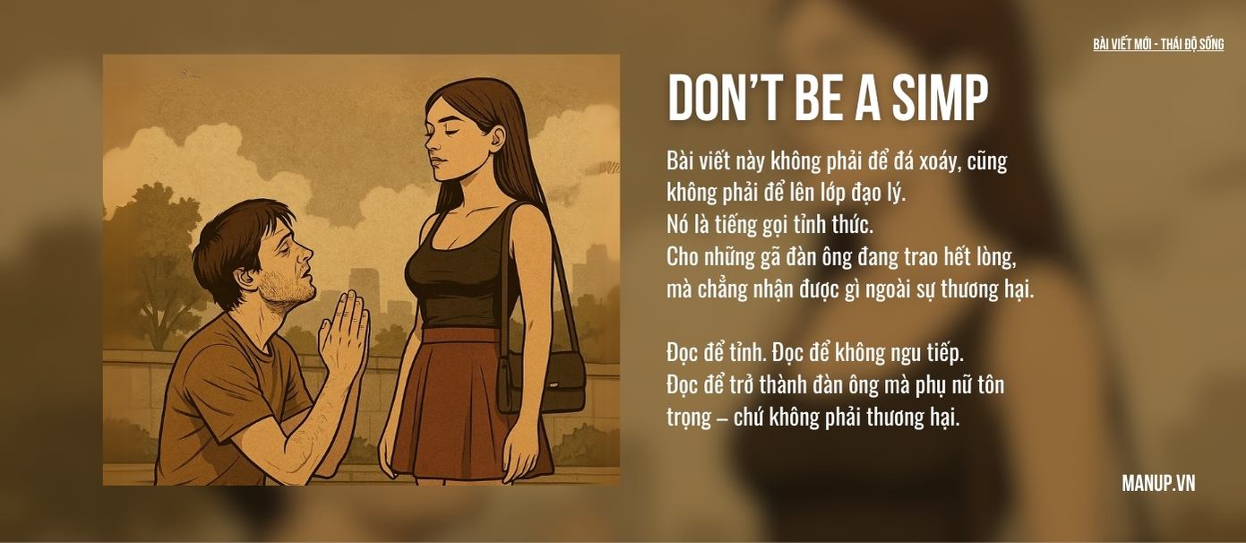 Don't be a simp - Đừng đội lol lên đầu