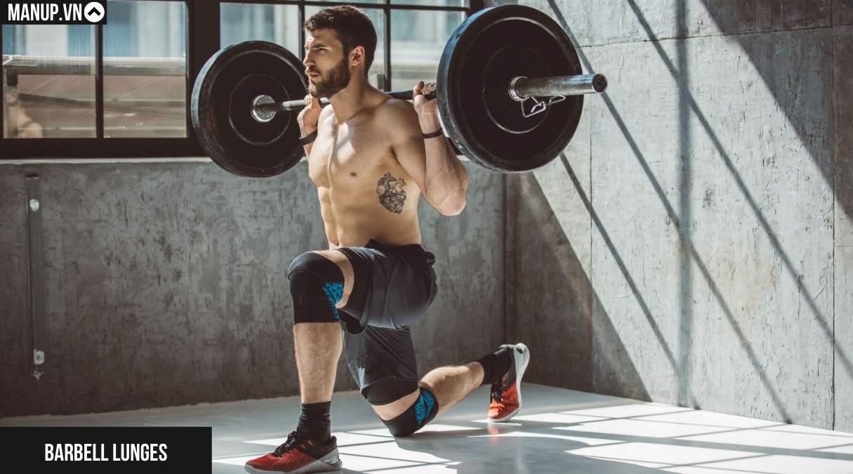 Barbell Lunges