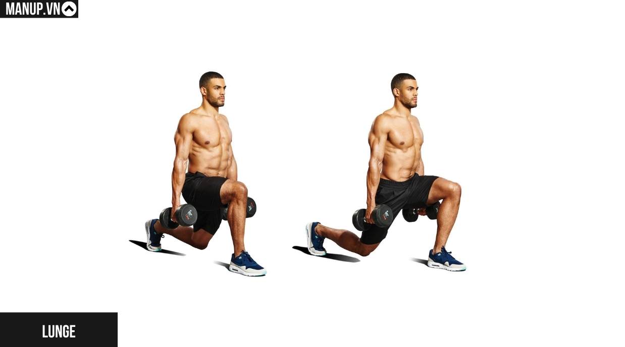 Lunge Với Tạ Đơn