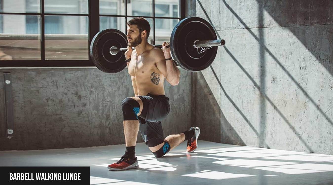 Barbell Walking Lunge