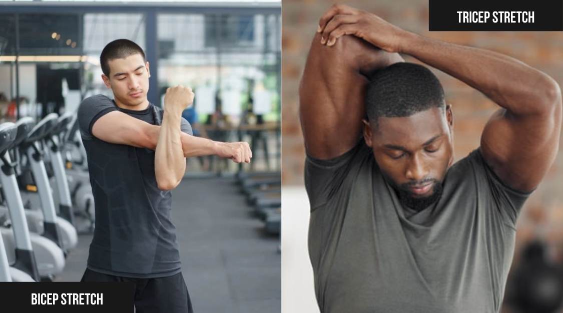 Bicep & tricep stretch