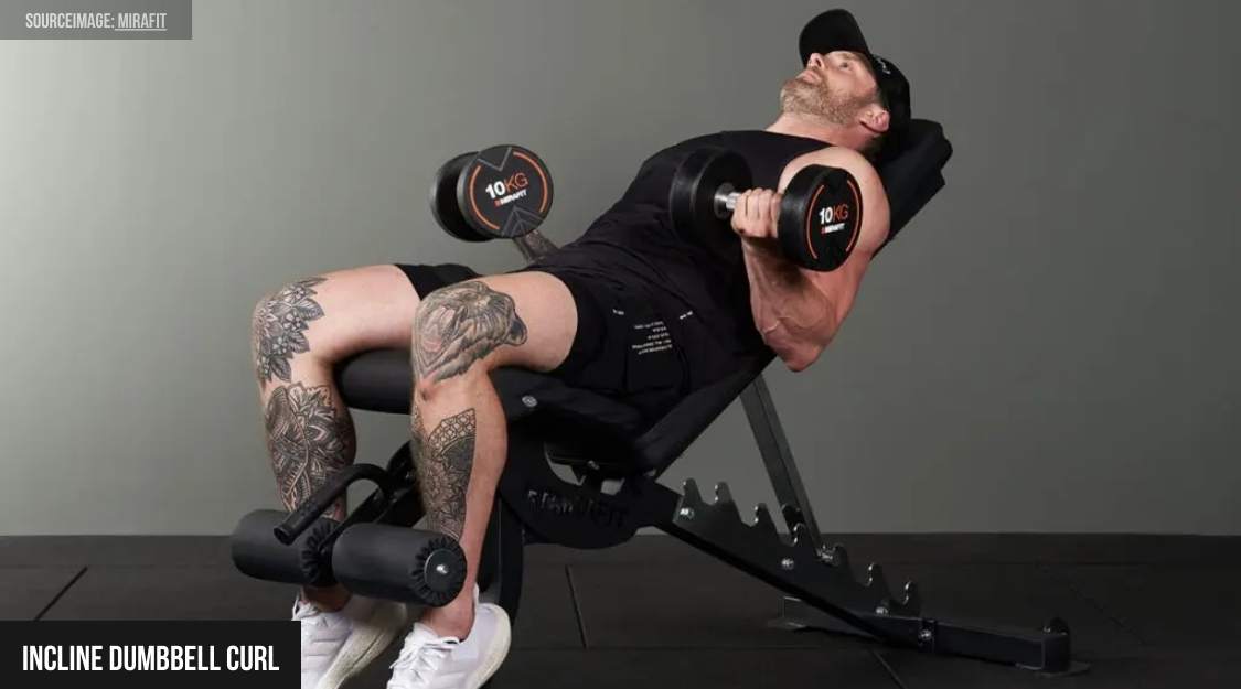 Incline Dumbbell Curl
