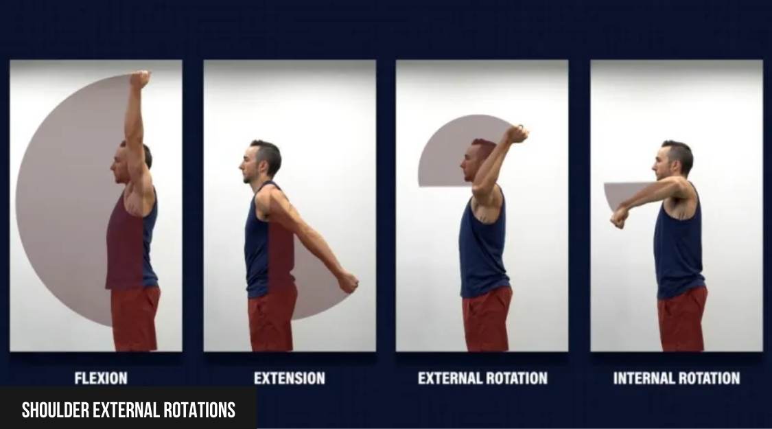 Shoulder external rotations