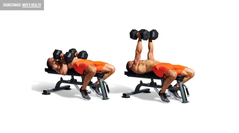 Close-Grip Dumbbell Bench Press