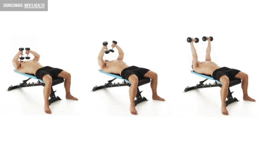 Dumbbell T-Press / Dumbbell Tate Press