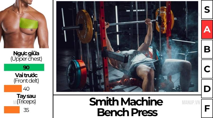Smith Machine Bench Press