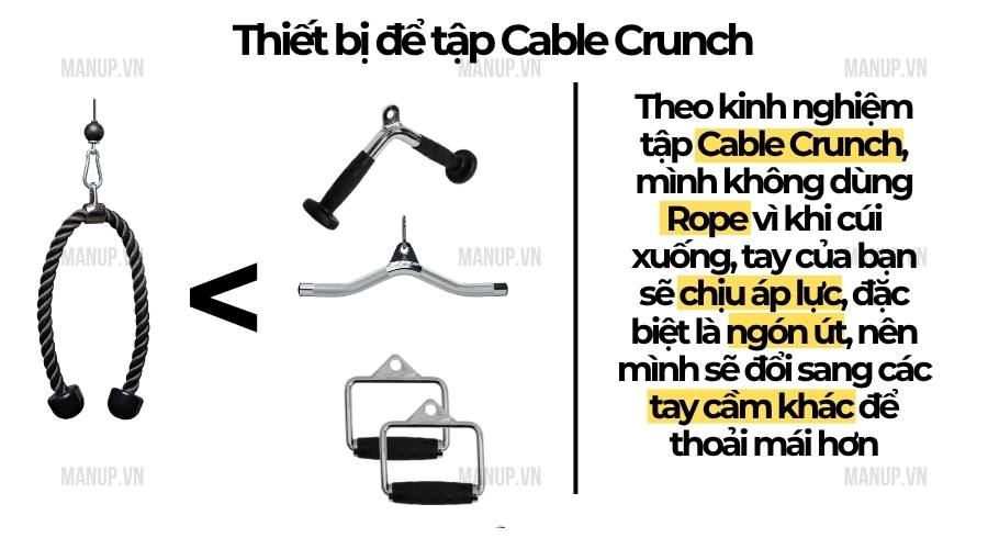 cách tập Cable Crunch